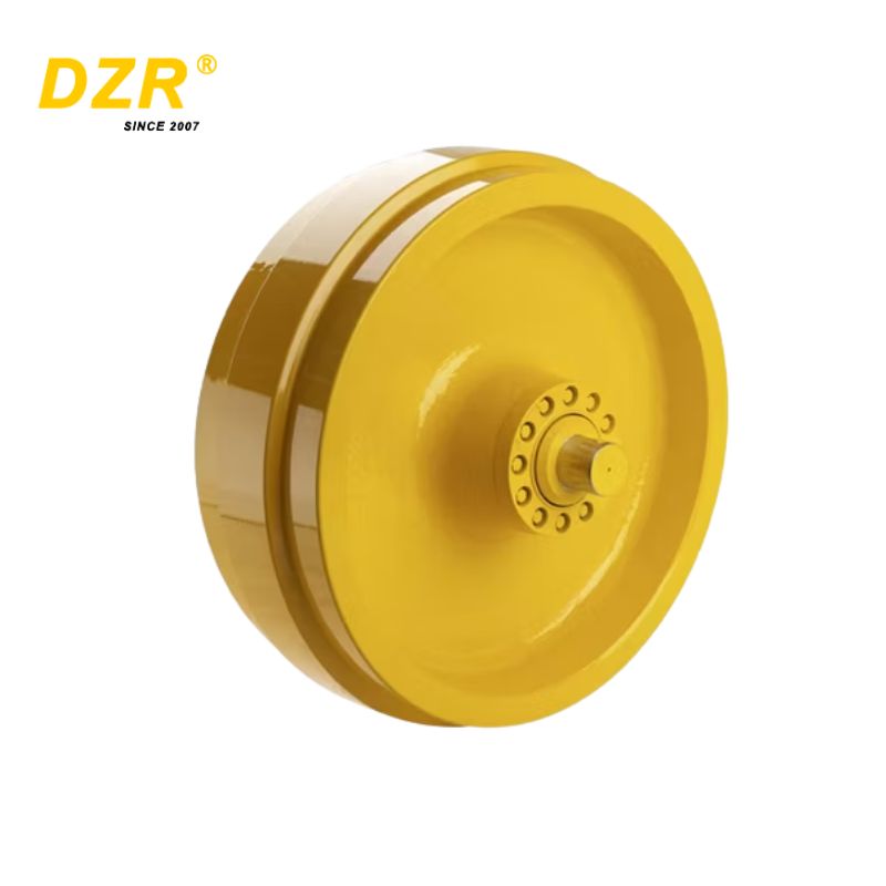 High Strength Undercarriage Parts D6r D6h Bulldozer Front Idler