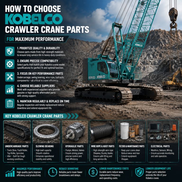 How to Choose Kobelco Crawler Crane Parts for Maximum Performance