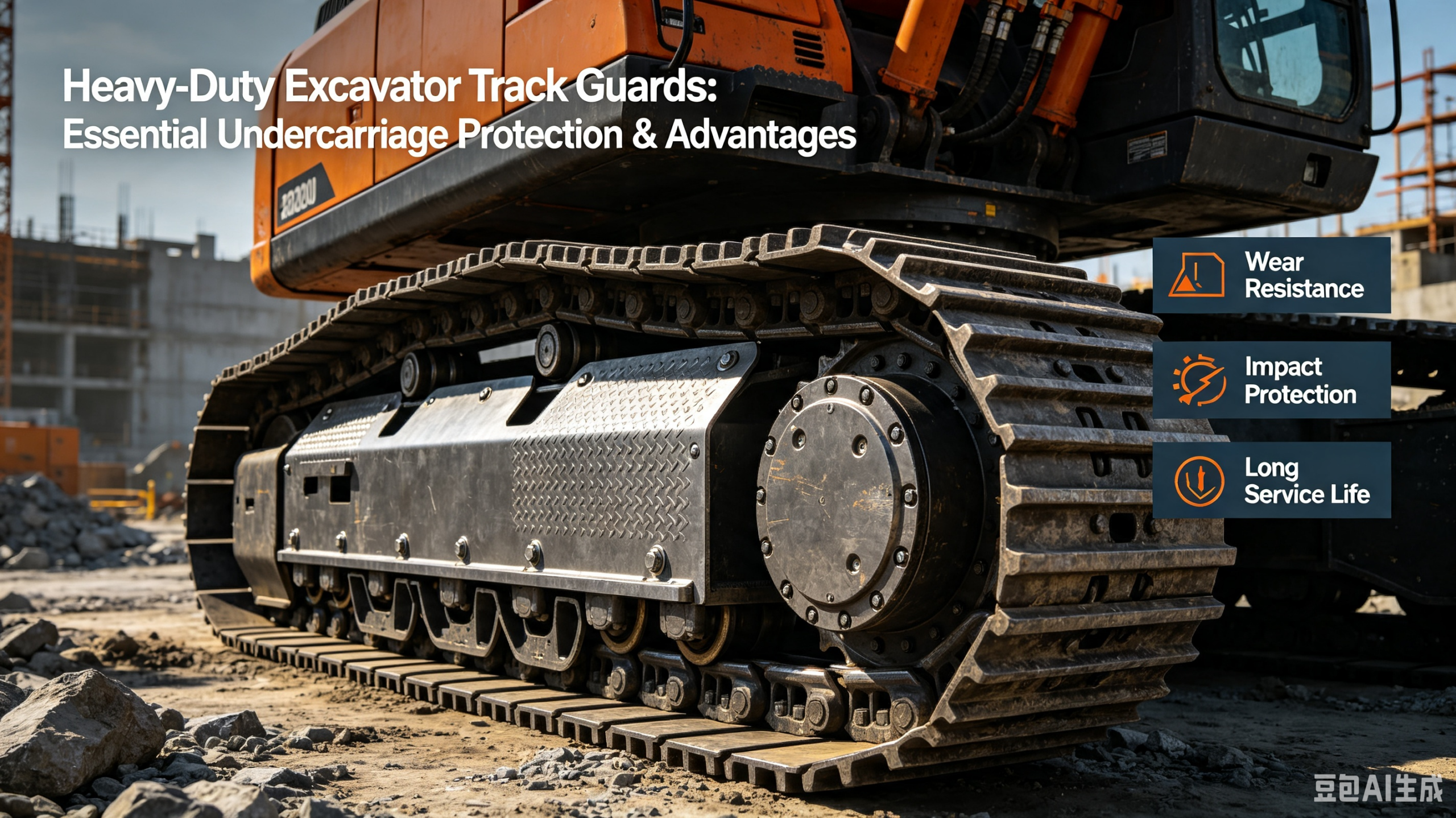 Heavy-Duty Excavator Track Guards