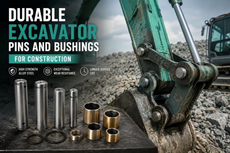 Durable Excavator Pins and Bushings for Construction